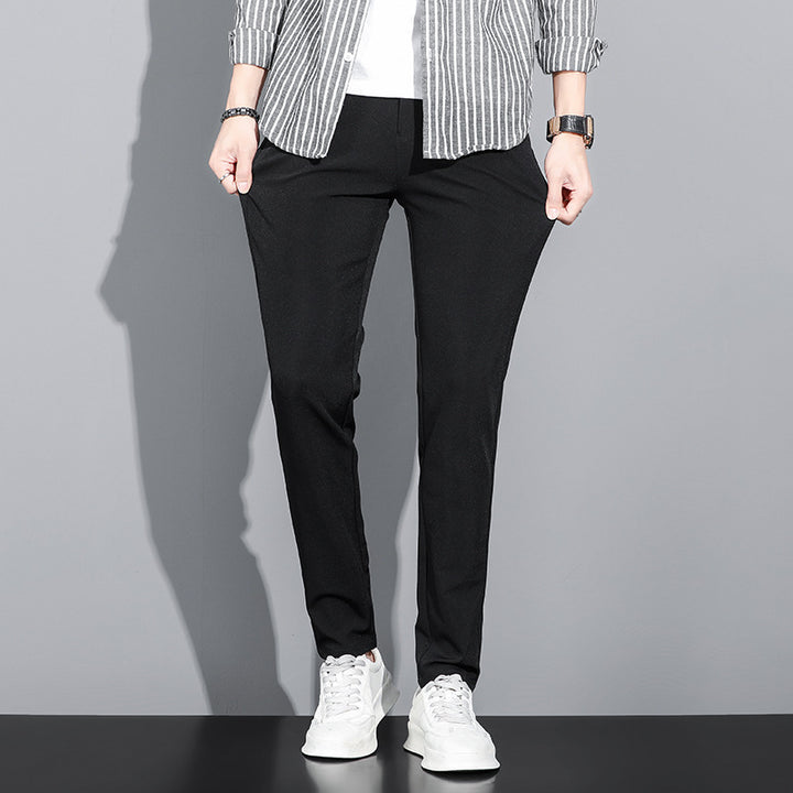 Slim-fit chino pants for men with side pockets Lune London