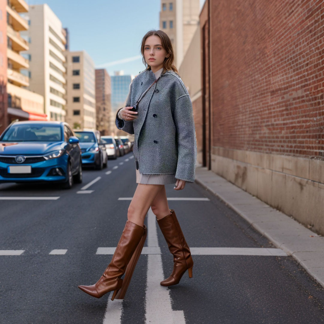 Amarae oversized fashion coat for women