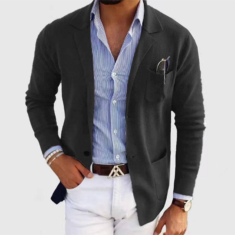 Amarae Elegant Knit Jacket for Men