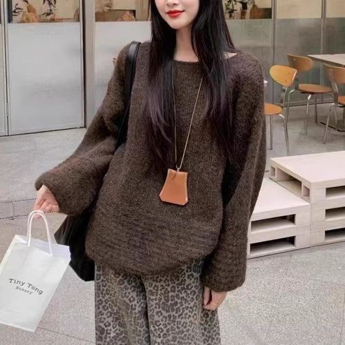 Oversized knitted sweater for women Amarae
