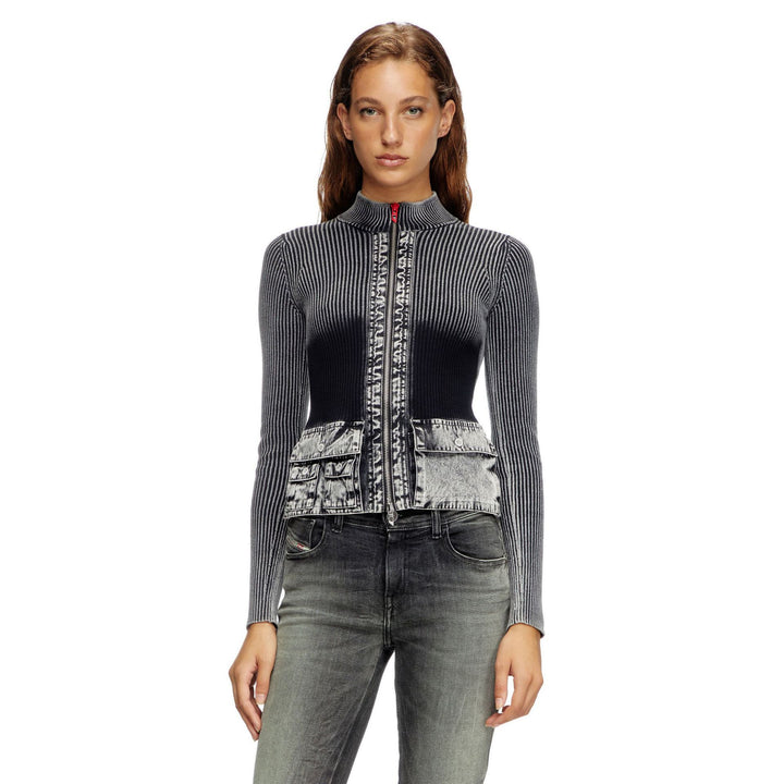 Women's vest with denim-inspired pockets and modern cut Lune London