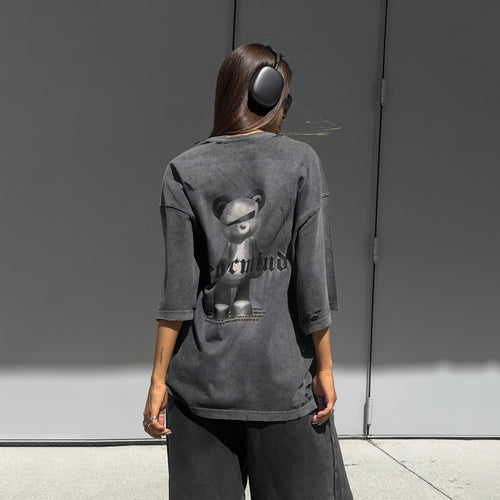 Oversized t-shirt for women with creative graphics and casual cut Amarae