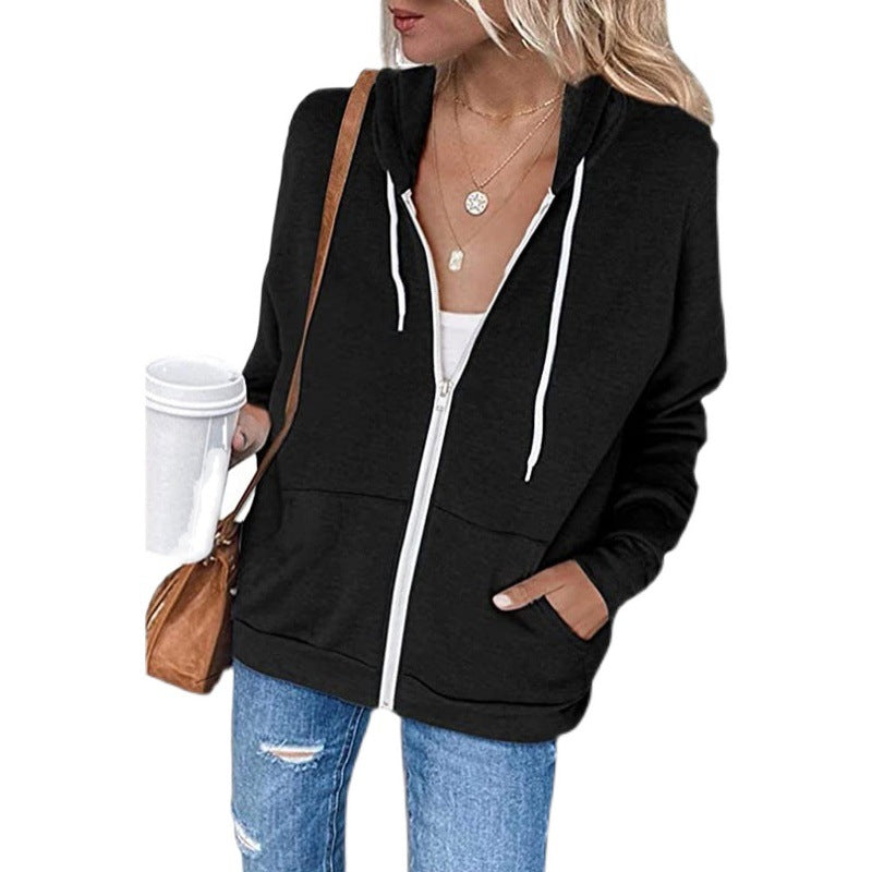 Women's hooded jacket in soft fleece with practical pockets Lune London