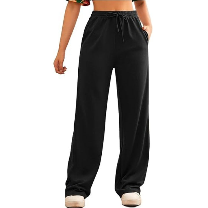 Women's loose-fitting leisure pants made of comfortable sweat material Chic & Stil
