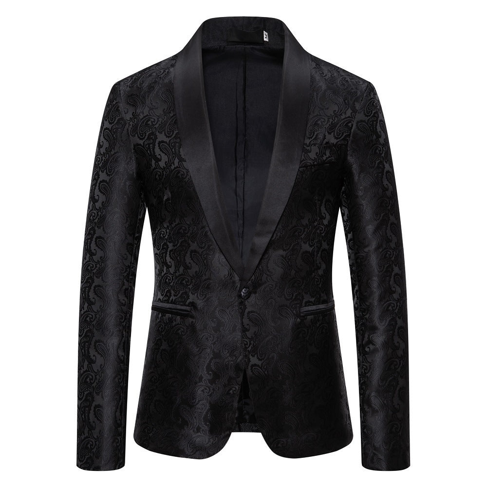Elegant tuxedo blazer for men with luxurious paisley pattern Lune London