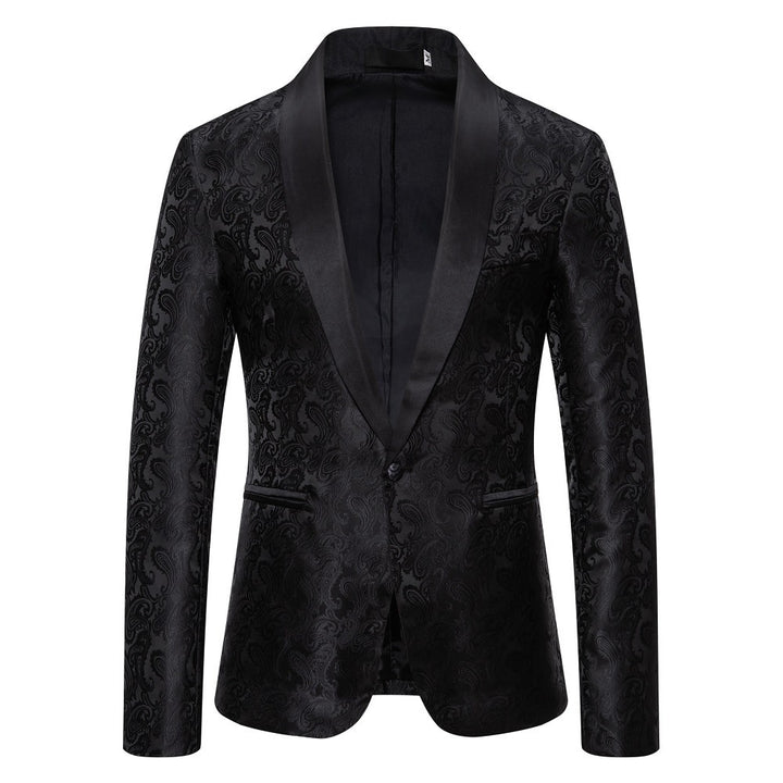 Elegant tuxedo blazer for men with luxurious paisley pattern Lune London