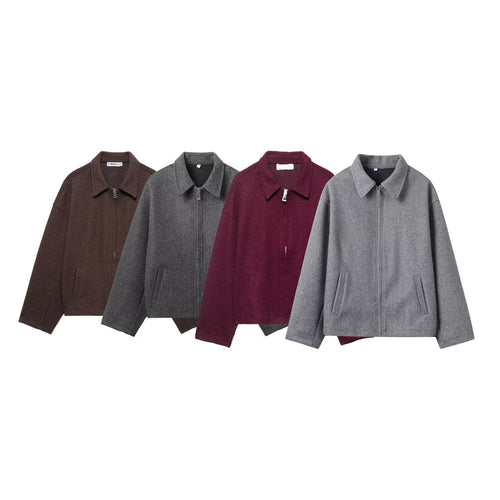 Veste en laine décontractée pour femmes Chic & Stil