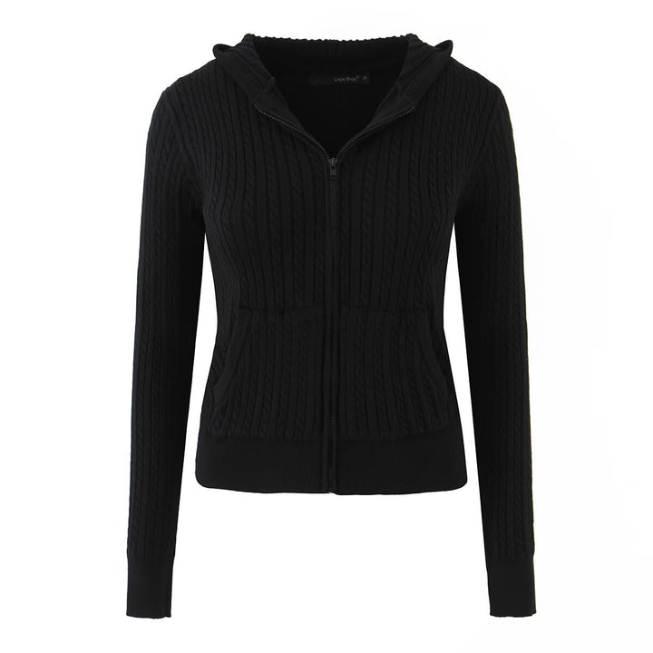Fashionable women's sports jacket with structure and integrated hood Lune London