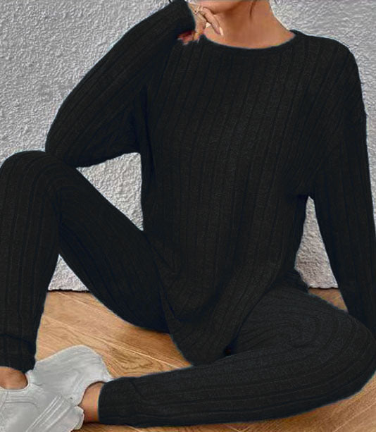 Women's Relaxed-Fit high-quality knit loungewear set Lune London
