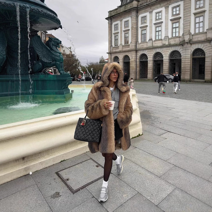Women Cozy leisurewear with reflective details and practical hood Lune London