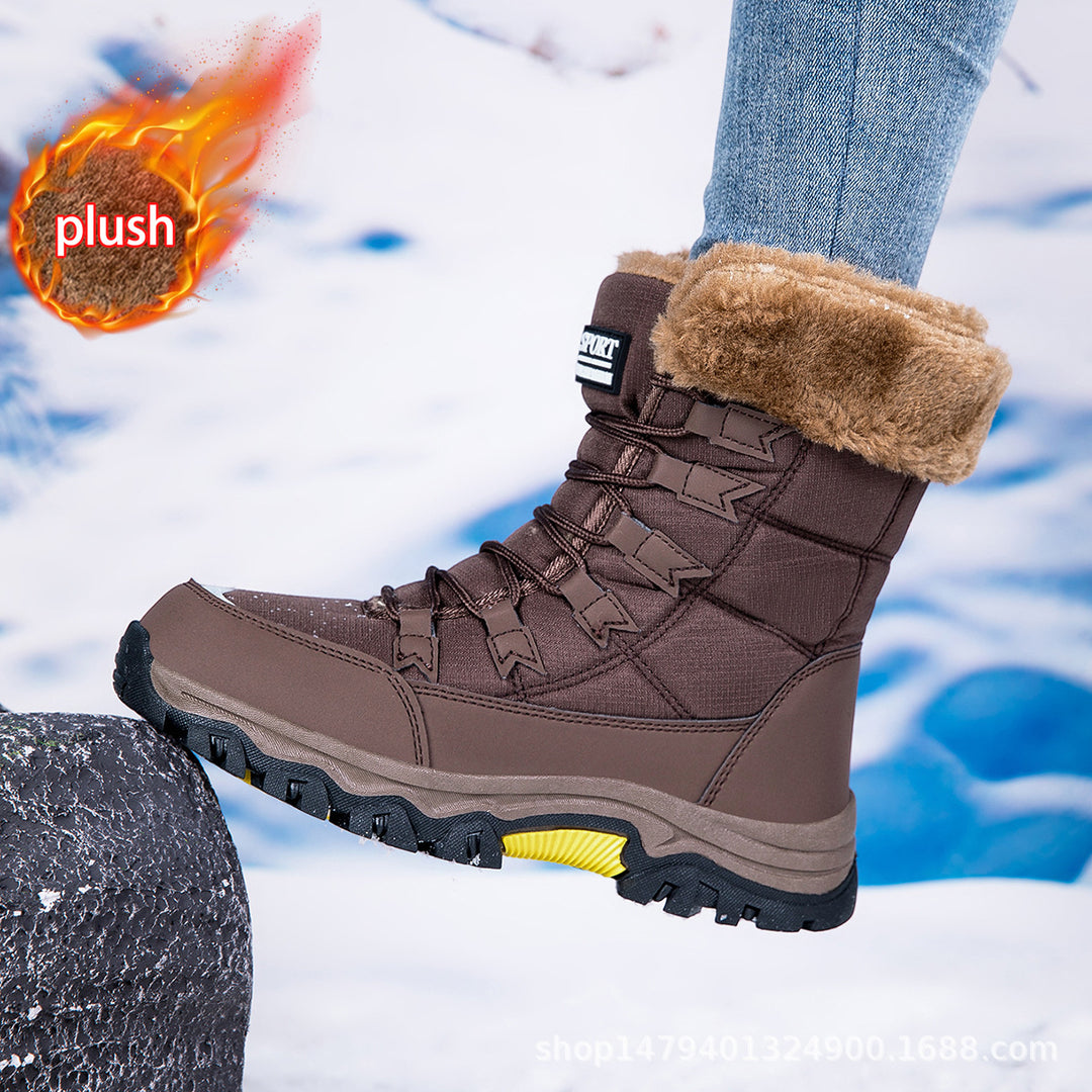 Warm winter boots for women with comfortable lining and non-slip sole Lune London