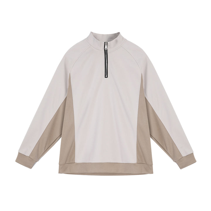 Functional pull for men with half-zip and breathable inserts Lune London