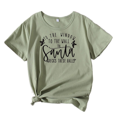 Women Graphic T-shirt Holiday Theme Amarae