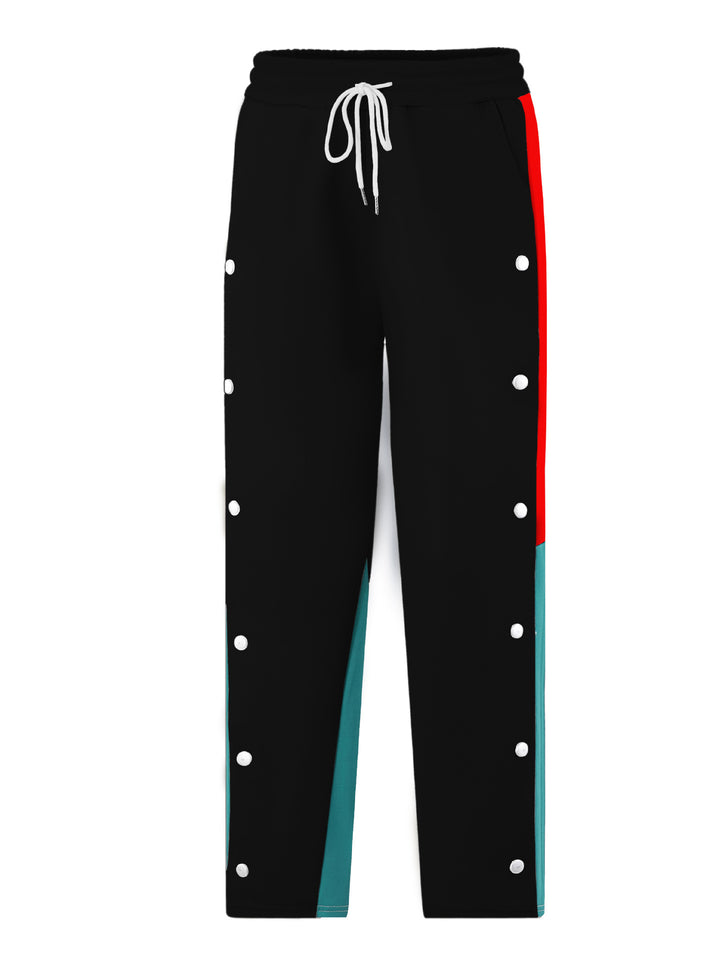 Sport training pants for men with buttons and elastic waistband Lune London
