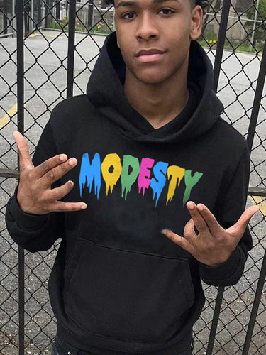 Men's Hoodie with artistic gradient and relaxed fit Amarae