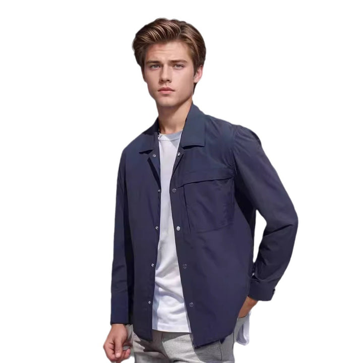 Lightweight utility jacket for men with practical pockets and modern design Lune London