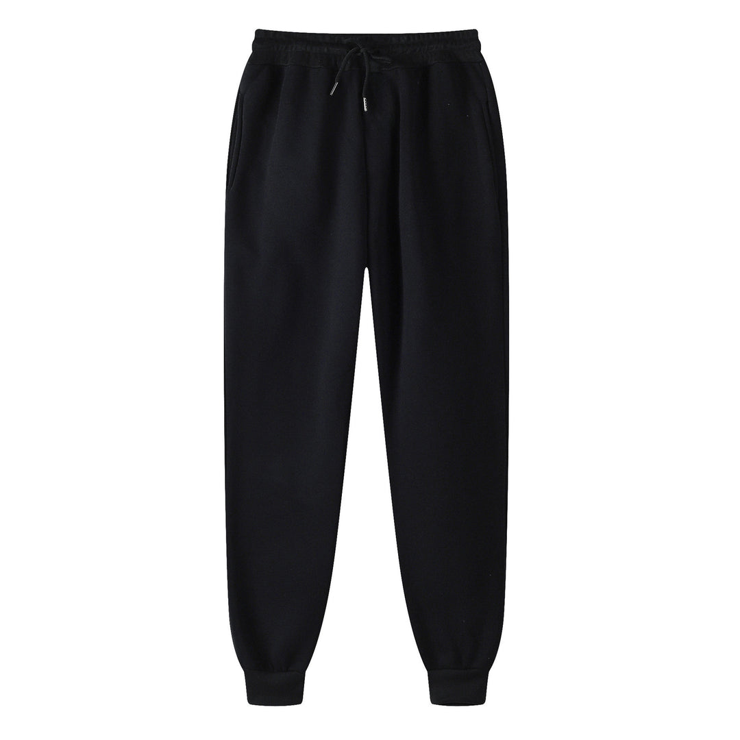 High-quality cotton blend sports set for men with hood and elastic waistband Lune London
