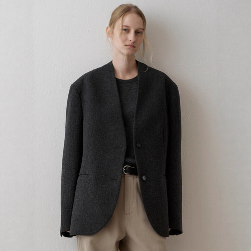 Blazer en tricot élégant pour femme avec coupe asymétrique Chic & Stil