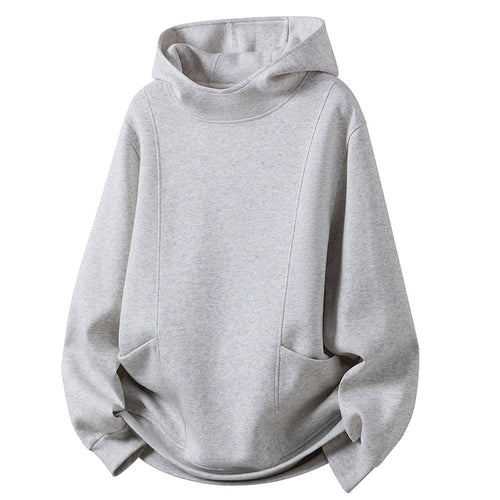 Oversized casual women’s hoodie with a high collar and practical side pockets Amarae