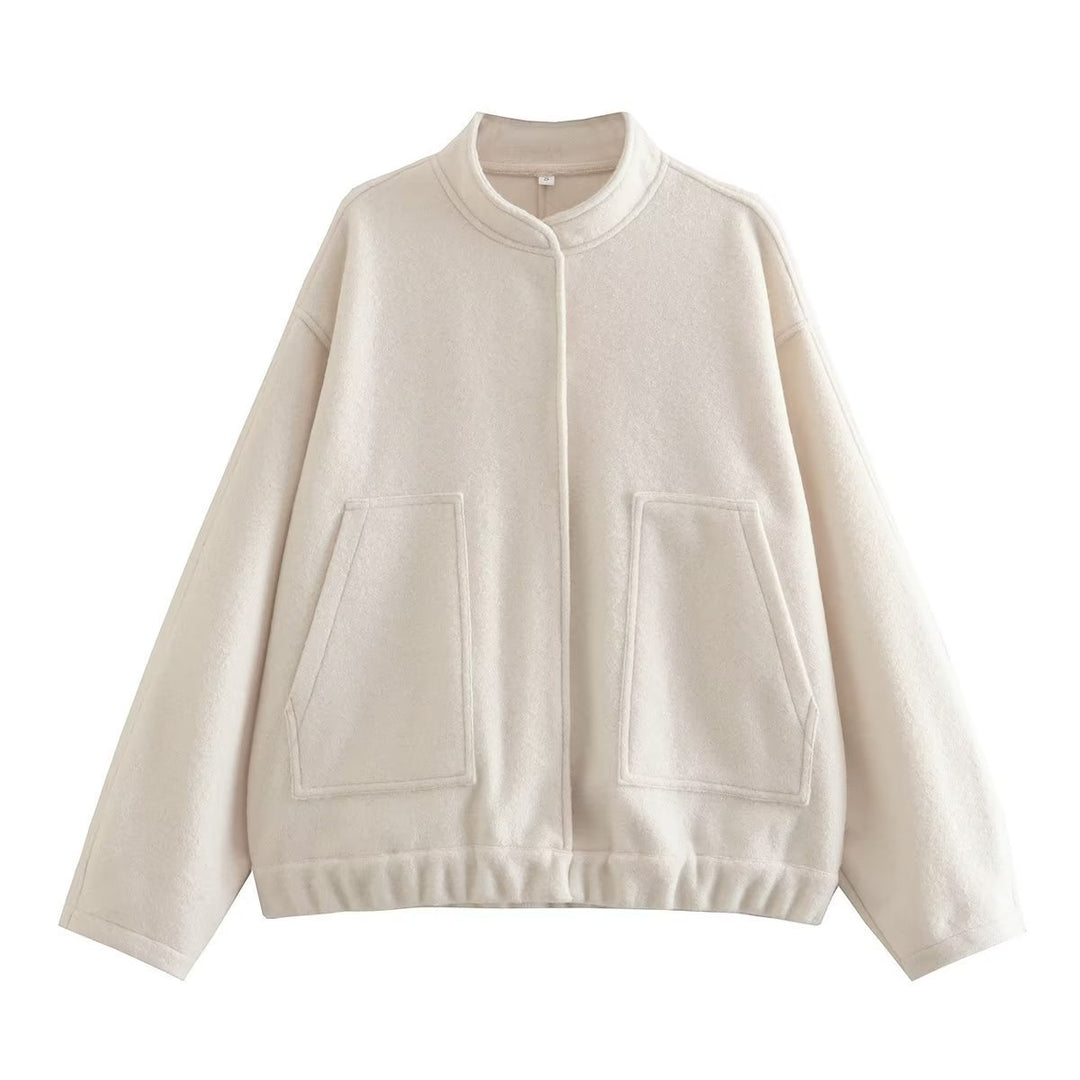 Ladies oversized casual jacket made of high-quality fabric Lune London
