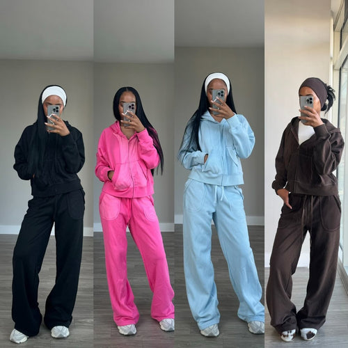 Casual lounge set for women with hood and loose fit Amarae