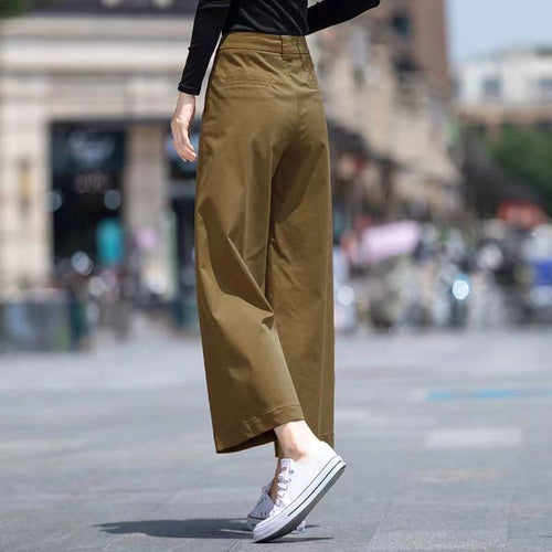 Pantalons larges taille haute pour femmes Chic & Stil