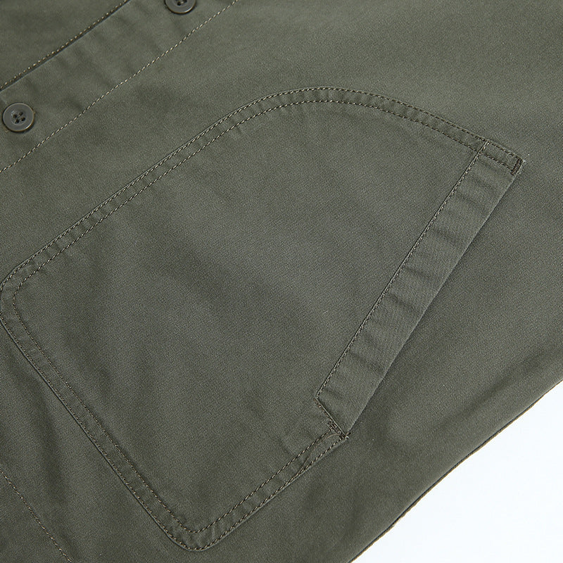 Casual utility jacket for men with practical pockets and elastic cuffs Lune London