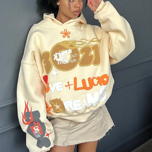 Ladies Oversized Streetwear Hoodie Amarae