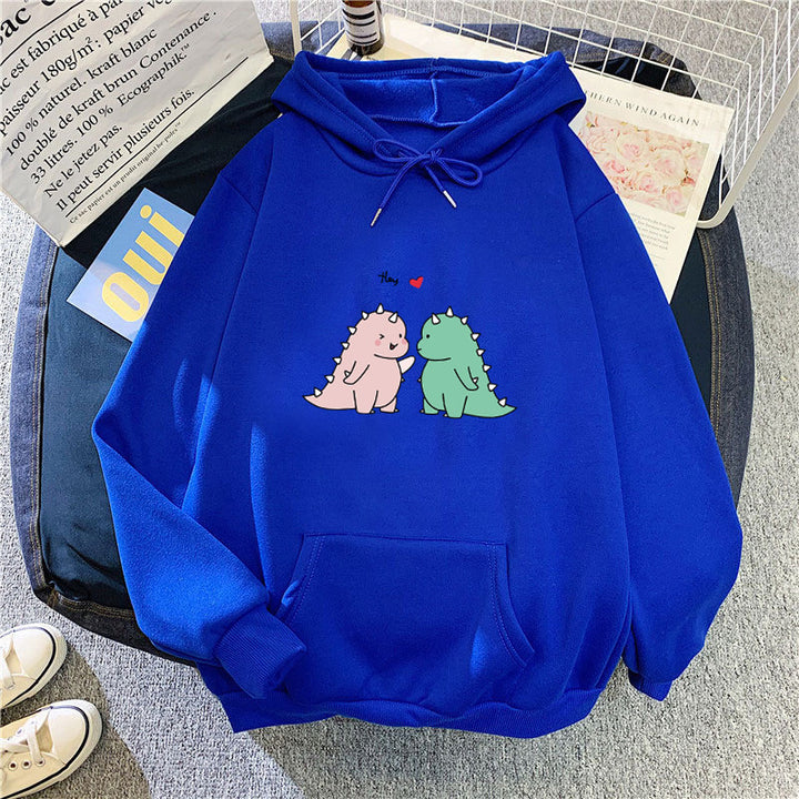 Women’s hoodie with playful dinosaur motif Chic & Stil