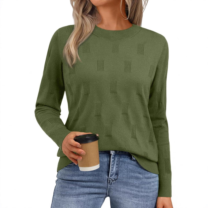 Ladies Structured Knit Sweater Lune London