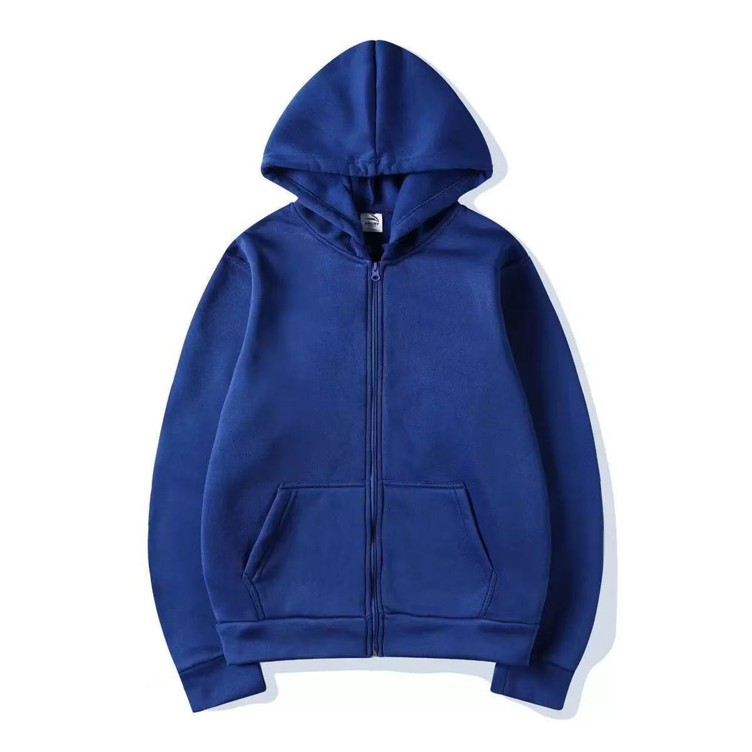 Hooded jacket for ladies in high-quality cotton blend with full zipper Lune London
