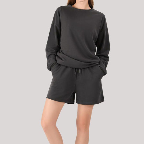 Ladies Chic and Stylish Casual Set with Short and Long Sleeves