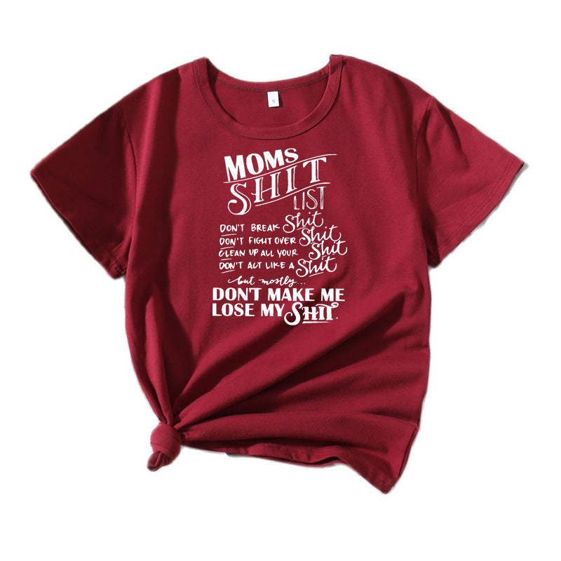 Women's Humorous Graphic T-shirt Lune London