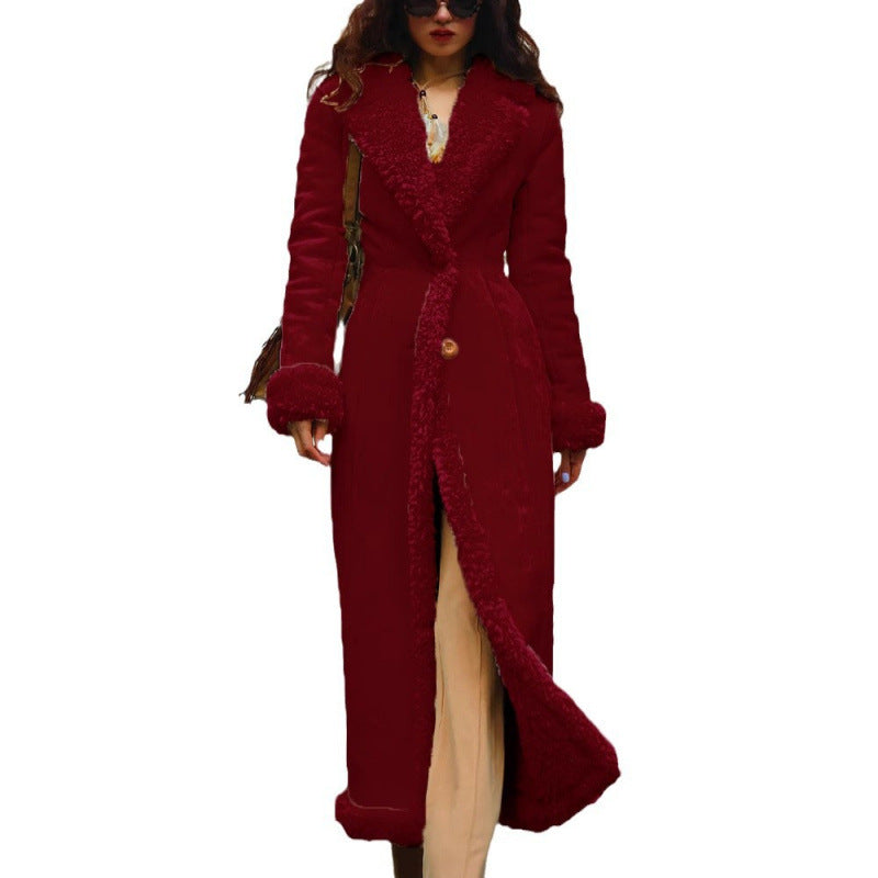 Luxury faux fur coat for ladies Lune London