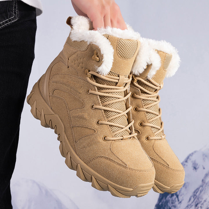 Women's Insulated Outdoor Boots with Faux Fur Lining, Durable Tread Sole and Suede Look Amarae