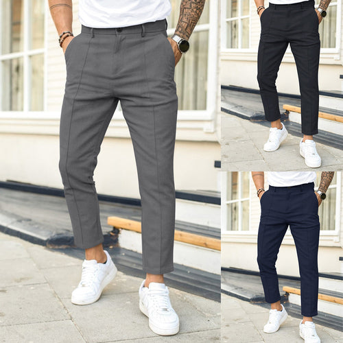Elegant slim fit chino pants for men Amarae
