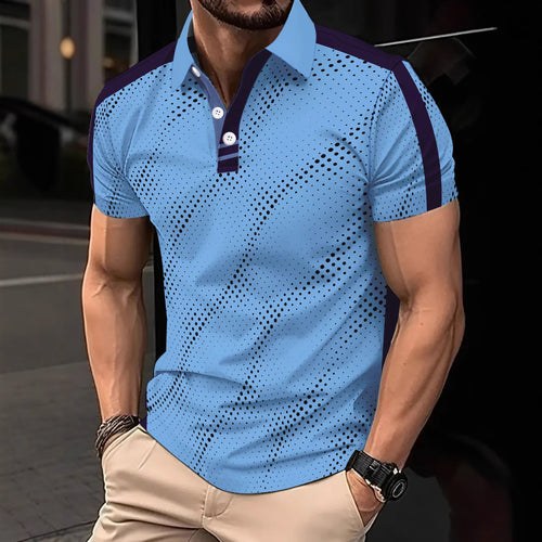 Men's Polo Shirt Performance Graphic Modern Amarae