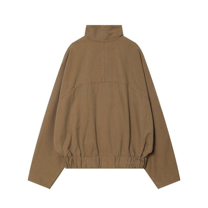 Women's short jacket with high stand-up collar and drawstring Amarae