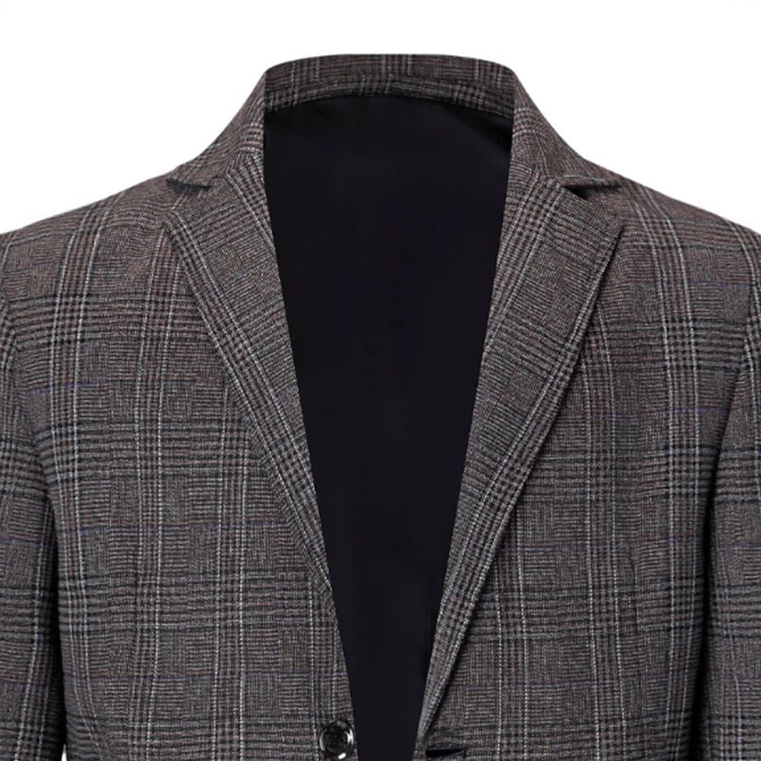 Veste élégante pour homme avec un motif à carreaux moderne et des poches pratiques Lune London