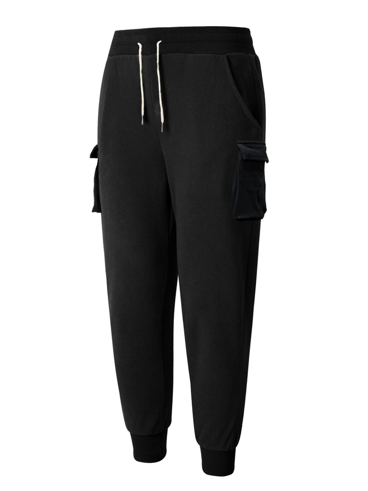 Men's compressive joggers with side pockets and elastic waistband Lune London