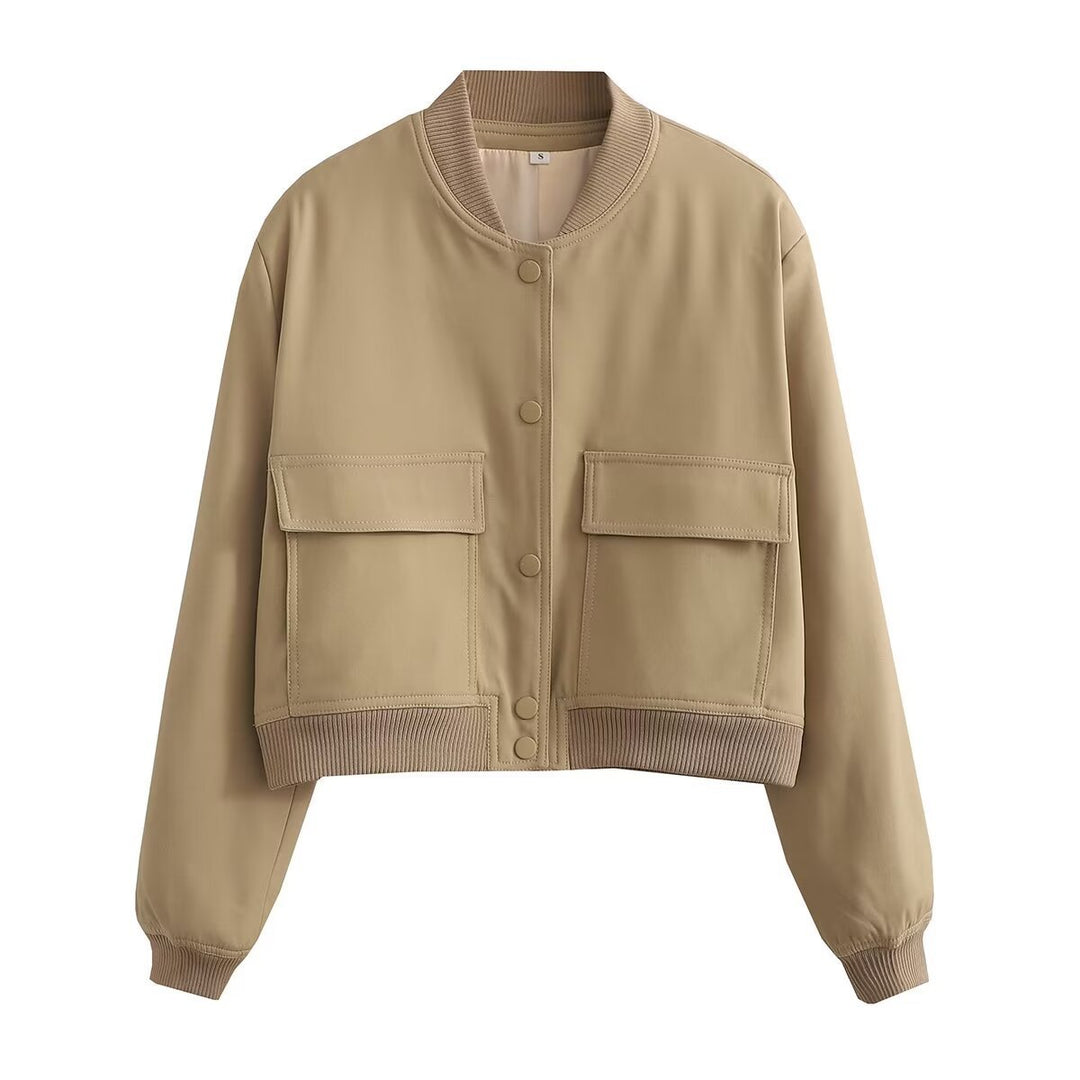 Lune London women's animal print bomber jacket