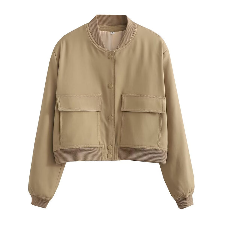 Lune London women's animal print bomber jacket