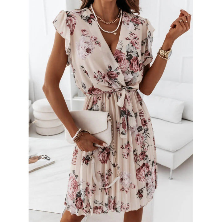 Flower dress for women with ruffles Lune London