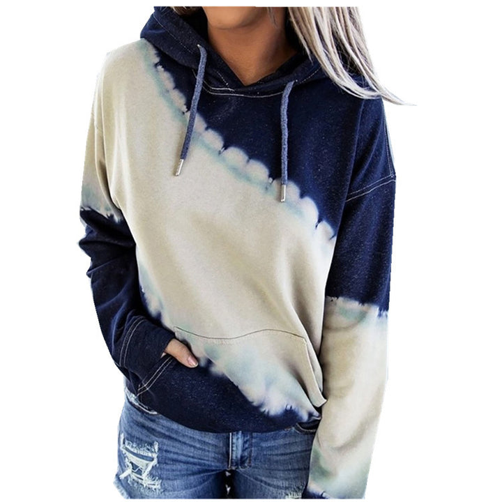 Ladies' hoodie in modern Tie-Dye design Lune London