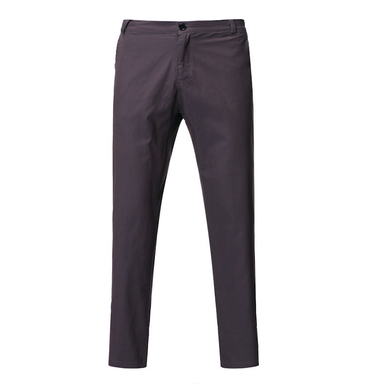 Comfortable chino pants for men with a modern fit and elastic waistband Lune London
