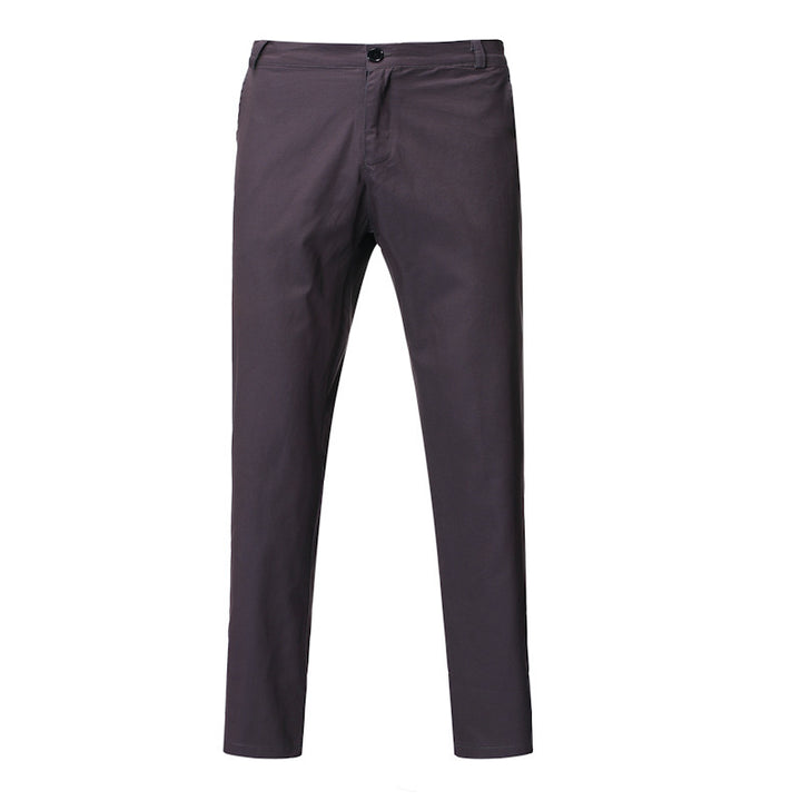 Comfortable chino pants for men with a modern fit and elastic waistband Lune London