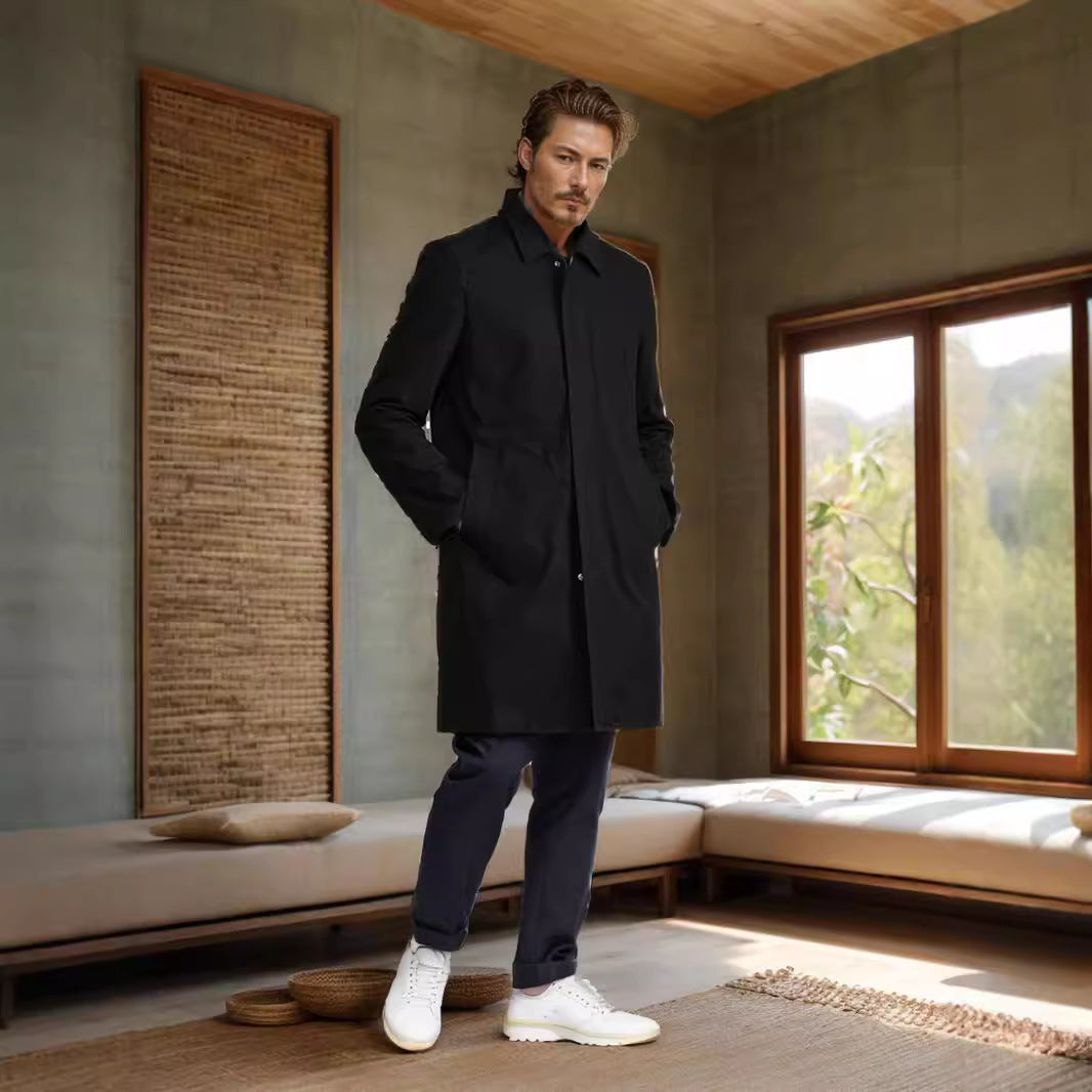 Elegant transition coat for men Lune London