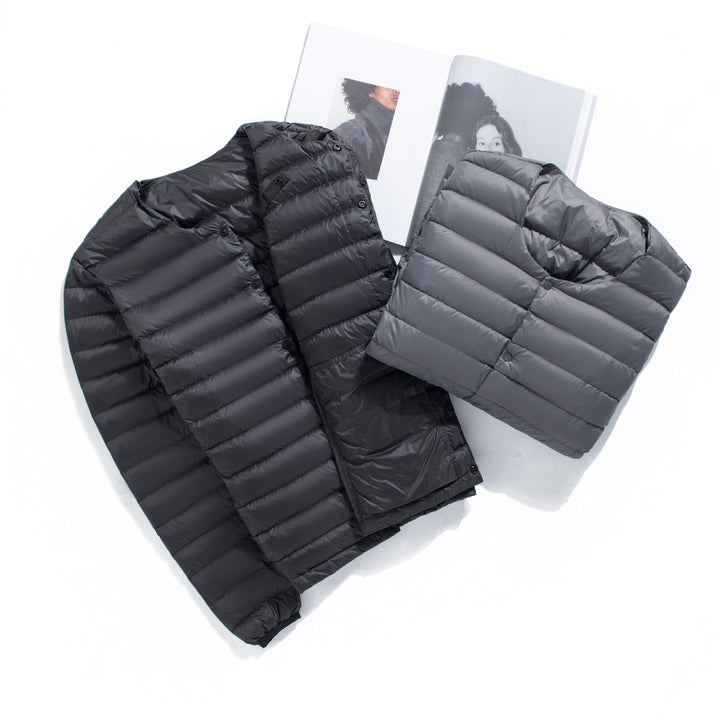 Men's ultralight quilted down jacket without hood Amarae