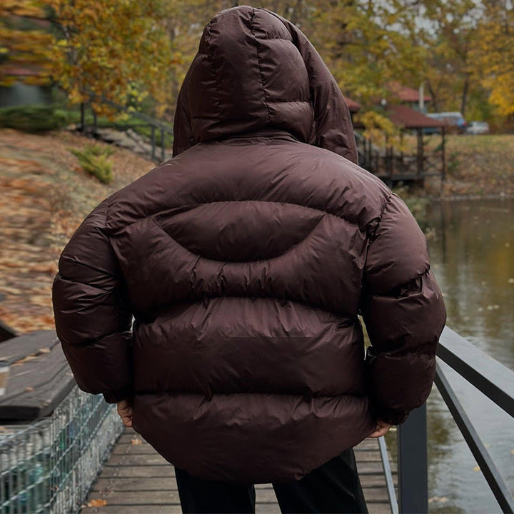 Ladies Quilted Winter Jacket with Oversized Hood Chic Und Stil