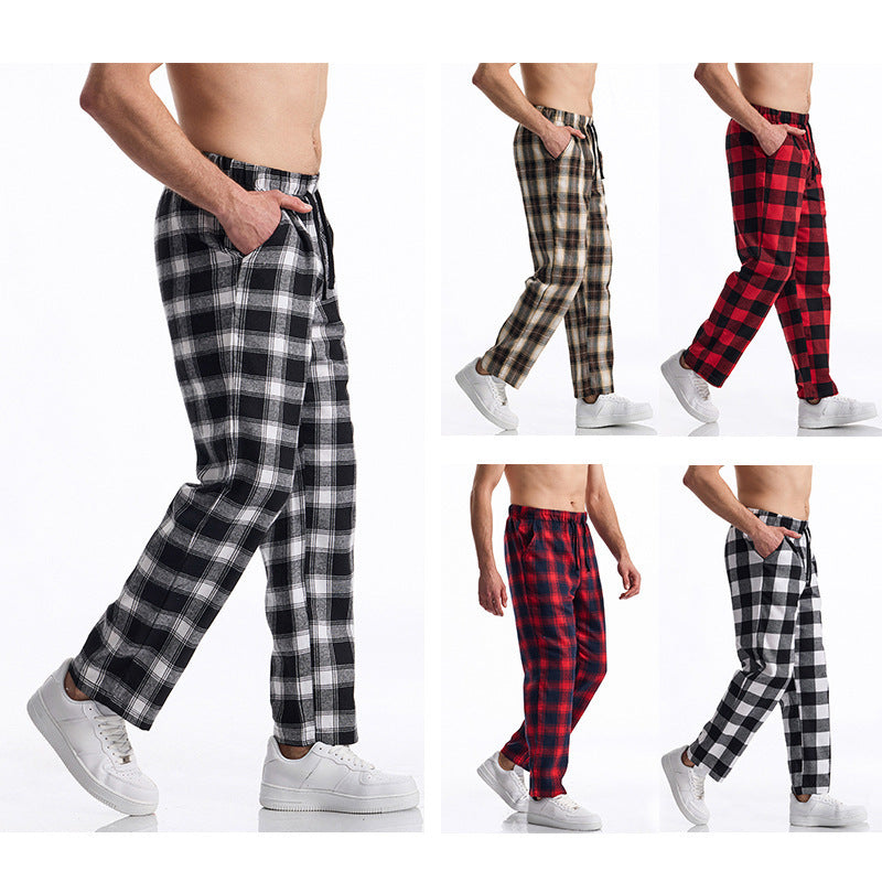 Comfortable tartan pants for men Lune London